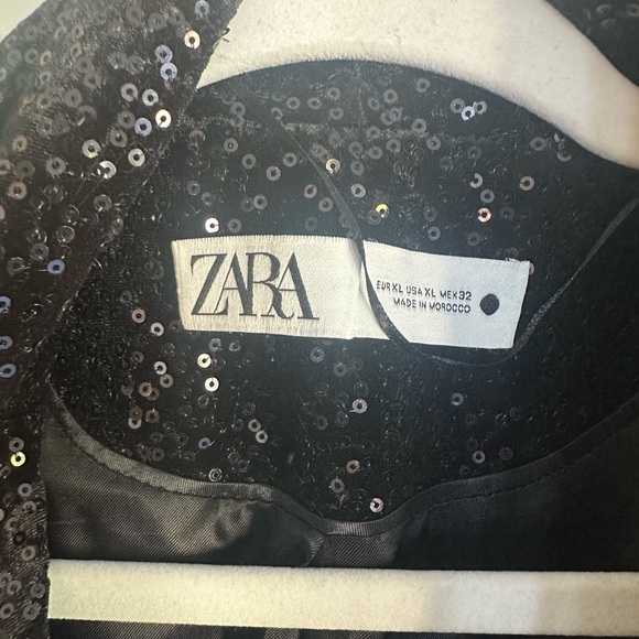 Zara Sequined Blazer BNWT XLarge Bloggers Favorite! - Picture 14 of 15